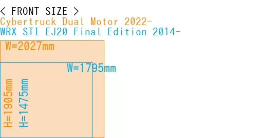 #Cybertruck Dual Motor 2022- + WRX STI EJ20 Final Edition 2014-
